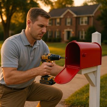 Professional mailbox repair technician in Mankato